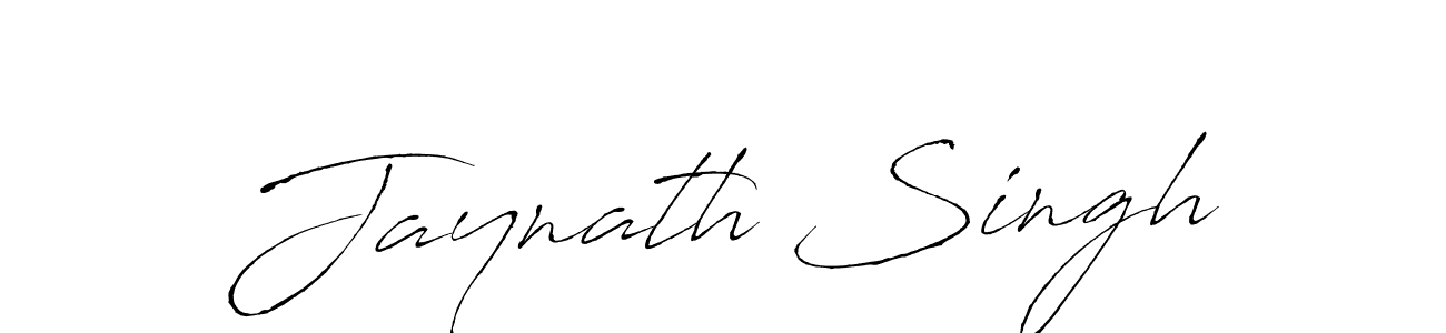 Make a beautiful signature design for name Jaynath Singh. With this signature (Antro_Vectra) style, you can create a handwritten signature for free. Jaynath Singh signature style 6 images and pictures png