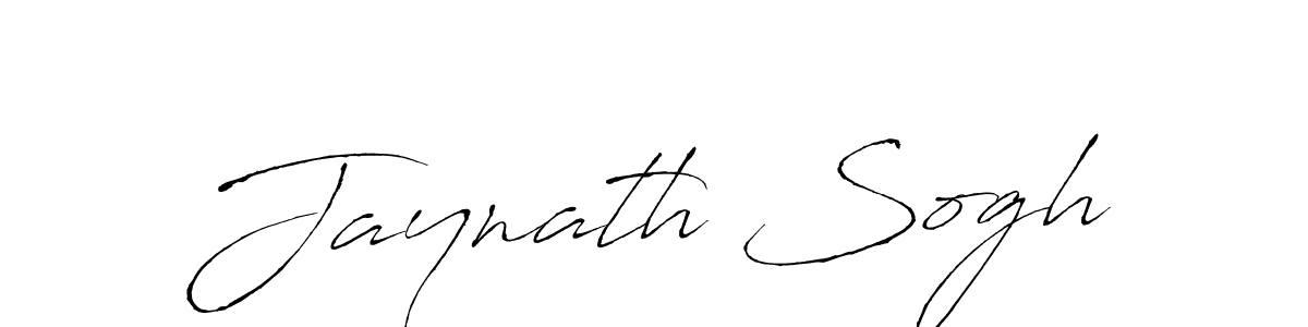 Jaynath Sogh stylish signature style. Best Handwritten Sign (Antro_Vectra) for my name. Handwritten Signature Collection Ideas for my name Jaynath Sogh. Jaynath Sogh signature style 6 images and pictures png