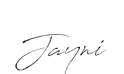 Make a beautiful signature design for name Jayni. With this signature (Antro_Vectra) style, you can create a handwritten signature for free. Jayni signature style 6 images and pictures png