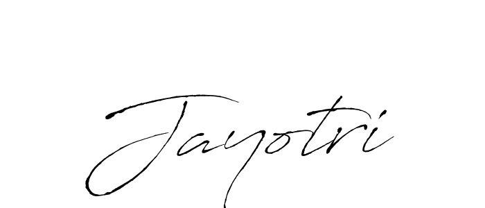 Jayotri stylish signature style. Best Handwritten Sign (Antro_Vectra) for my name. Handwritten Signature Collection Ideas for my name Jayotri. Jayotri signature style 6 images and pictures png
