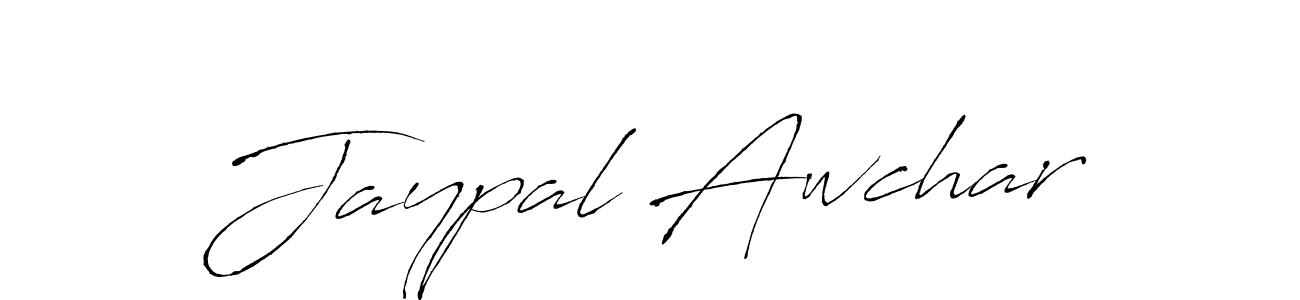 Make a beautiful signature design for name Jaypal Awchar. Use this online signature maker to create a handwritten signature for free. Jaypal Awchar signature style 6 images and pictures png