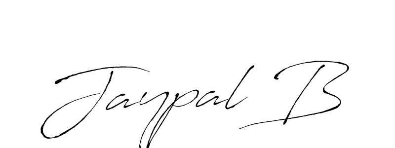 How to make Jaypal B name signature. Use Antro_Vectra style for creating short signs online. This is the latest handwritten sign. Jaypal B signature style 6 images and pictures png