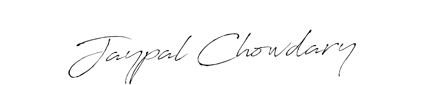 Design your own signature with our free online signature maker. With this signature software, you can create a handwritten (Antro_Vectra) signature for name Jaypal Chowdary. Jaypal Chowdary signature style 6 images and pictures png
