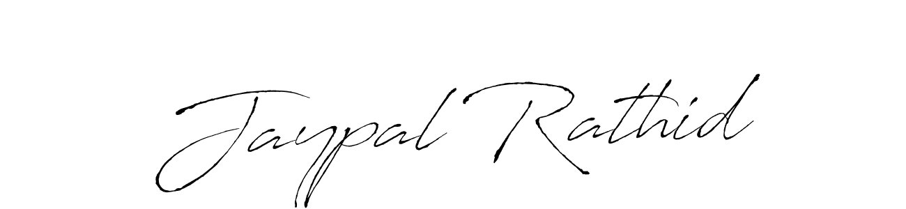 How to make Jaypal Rathid name signature. Use Antro_Vectra style for creating short signs online. This is the latest handwritten sign. Jaypal Rathid signature style 6 images and pictures png