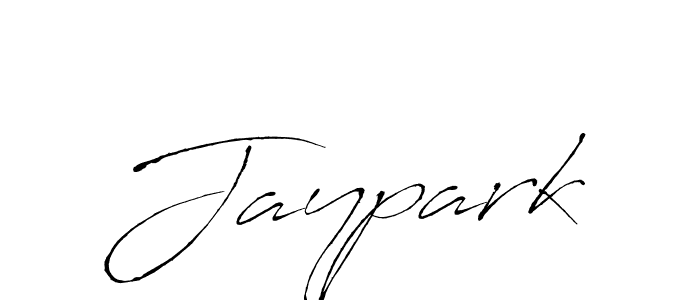 Use a signature maker to create a handwritten signature online. With this signature software, you can design (Antro_Vectra) your own signature for name Jaypark. Jaypark signature style 6 images and pictures png