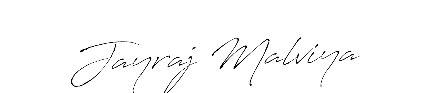 Use a signature maker to create a handwritten signature online. With this signature software, you can design (Antro_Vectra) your own signature for name Jayraj Malviya. Jayraj Malviya signature style 6 images and pictures png