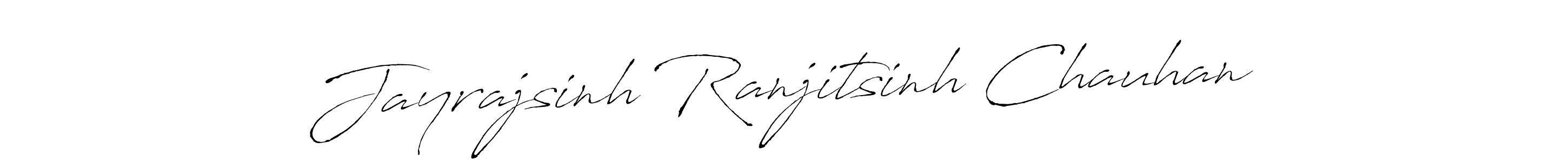Create a beautiful signature design for name Jayrajsinh Ranjitsinh Chauhan. With this signature (Antro_Vectra) fonts, you can make a handwritten signature for free. Jayrajsinh Ranjitsinh Chauhan signature style 6 images and pictures png