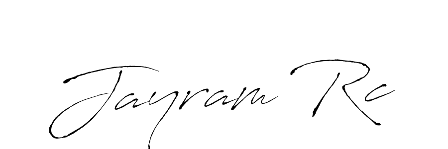 How to make Jayram Rc signature? Antro_Vectra is a professional autograph style. Create handwritten signature for Jayram Rc name. Jayram Rc signature style 6 images and pictures png