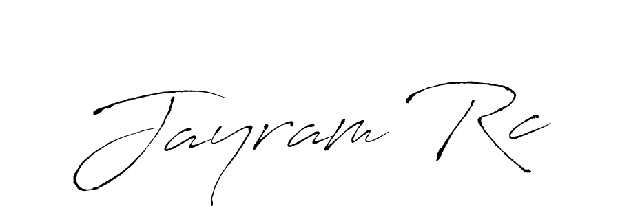 How to make Jayram Rc name signature. Use Antro_Vectra style for creating short signs online. This is the latest handwritten sign. Jayram Rc signature style 6 images and pictures png