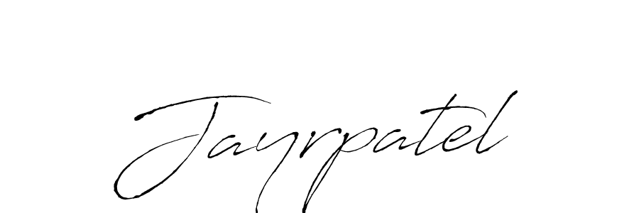 Make a beautiful signature design for name Jayrpatel. With this signature (Antro_Vectra) style, you can create a handwritten signature for free. Jayrpatel signature style 6 images and pictures png