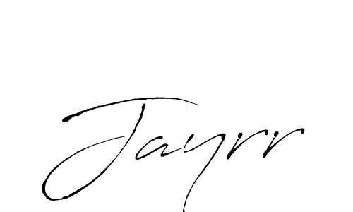 Jayrr stylish signature style. Best Handwritten Sign (Antro_Vectra) for my name. Handwritten Signature Collection Ideas for my name Jayrr. Jayrr signature style 6 images and pictures png