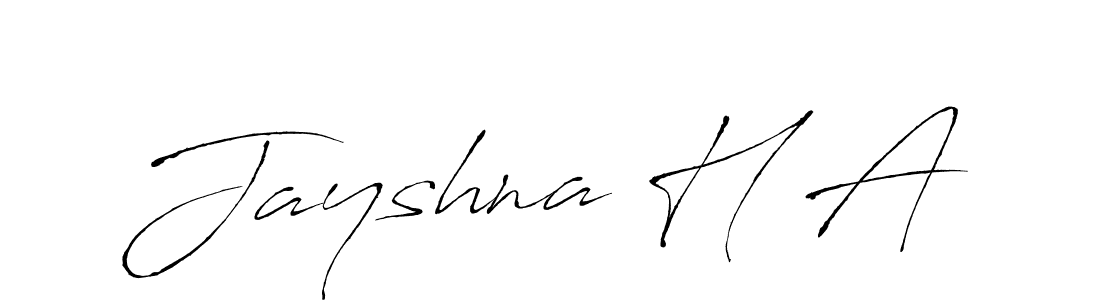 The best way (Antro_Vectra) to make a short signature is to pick only two or three words in your name. The name Jayshna H A include a total of six letters. For converting this name. Jayshna H A signature style 6 images and pictures png