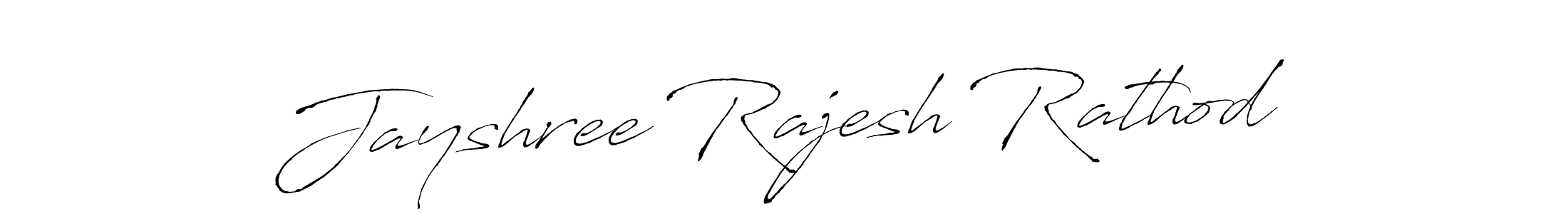 The best way (Antro_Vectra) to make a short signature is to pick only two or three words in your name. The name Jayshree Rajesh Rathod include a total of six letters. For converting this name. Jayshree Rajesh Rathod signature style 6 images and pictures png