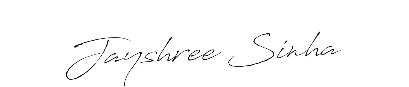 It looks lik you need a new signature style for name Jayshree Sinha. Design unique handwritten (Antro_Vectra) signature with our free signature maker in just a few clicks. Jayshree Sinha signature style 6 images and pictures png