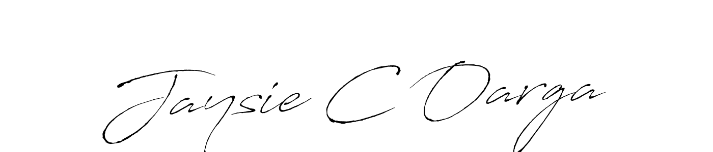 Design your own signature with our free online signature maker. With this signature software, you can create a handwritten (Antro_Vectra) signature for name Jaysie C Oarga. Jaysie C Oarga signature style 6 images and pictures png