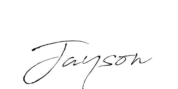 Jayson stylish signature style. Best Handwritten Sign (Antro_Vectra) for my name. Handwritten Signature Collection Ideas for my name Jayson. Jayson signature style 6 images and pictures png