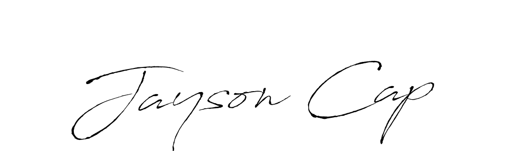 How to make Jayson Cap signature? Antro_Vectra is a professional autograph style. Create handwritten signature for Jayson Cap name. Jayson Cap signature style 6 images and pictures png