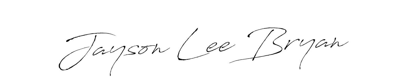 How to make Jayson Lee Bryan name signature. Use Antro_Vectra style for creating short signs online. This is the latest handwritten sign. Jayson Lee Bryan signature style 6 images and pictures png