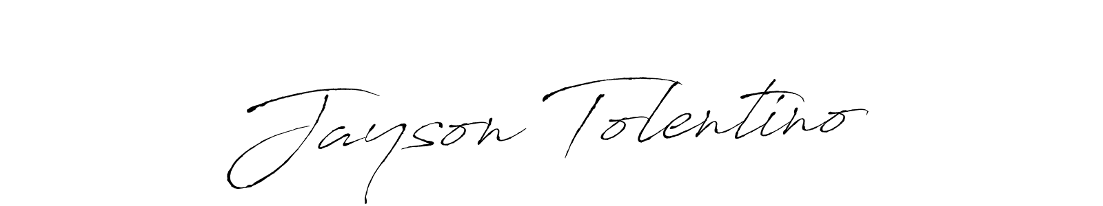 Also we have Jayson Tolentino name is the best signature style. Create professional handwritten signature collection using Antro_Vectra autograph style. Jayson Tolentino signature style 6 images and pictures png