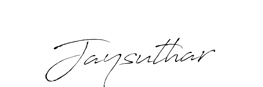 Use a signature maker to create a handwritten signature online. With this signature software, you can design (Antro_Vectra) your own signature for name Jaysuthar. Jaysuthar signature style 6 images and pictures png