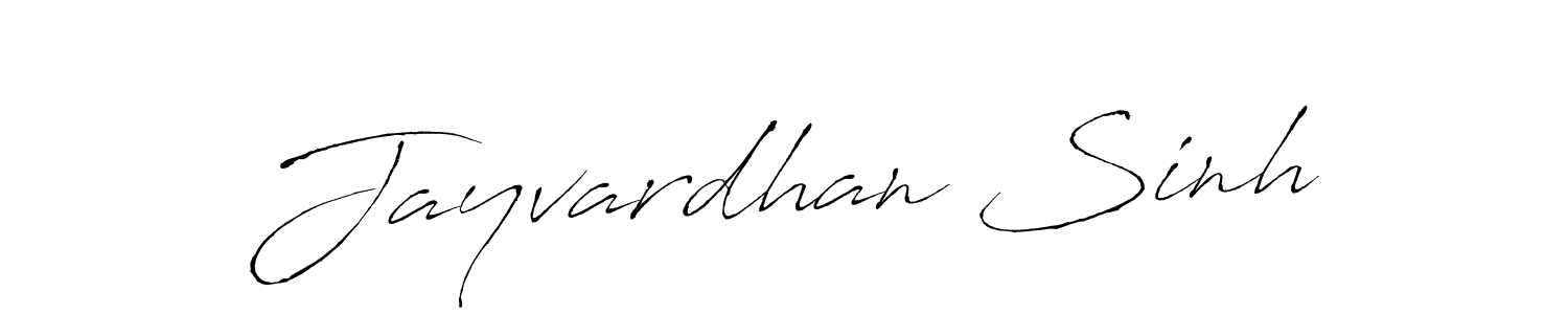 Make a beautiful signature design for name Jayvardhan Sinh. With this signature (Antro_Vectra) style, you can create a handwritten signature for free. Jayvardhan Sinh signature style 6 images and pictures png
