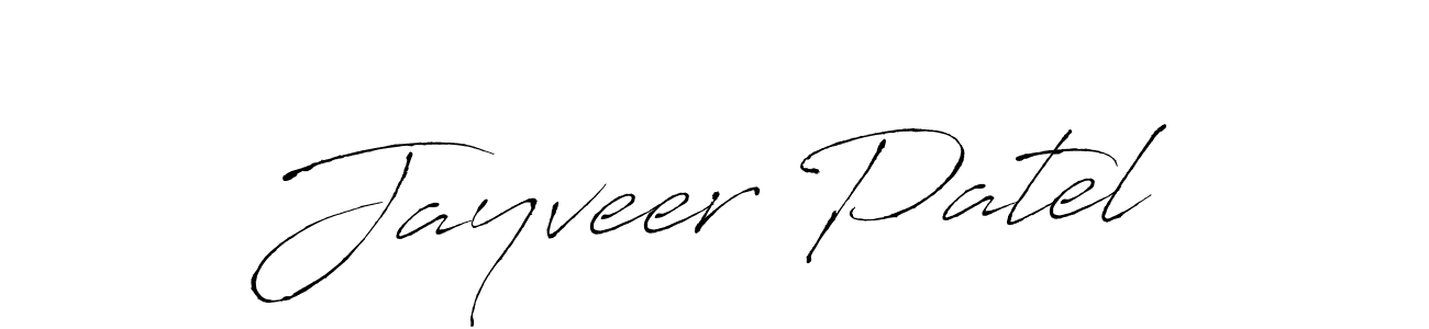 Create a beautiful signature design for name Jayveer Patel. With this signature (Antro_Vectra) fonts, you can make a handwritten signature for free. Jayveer Patel signature style 6 images and pictures png