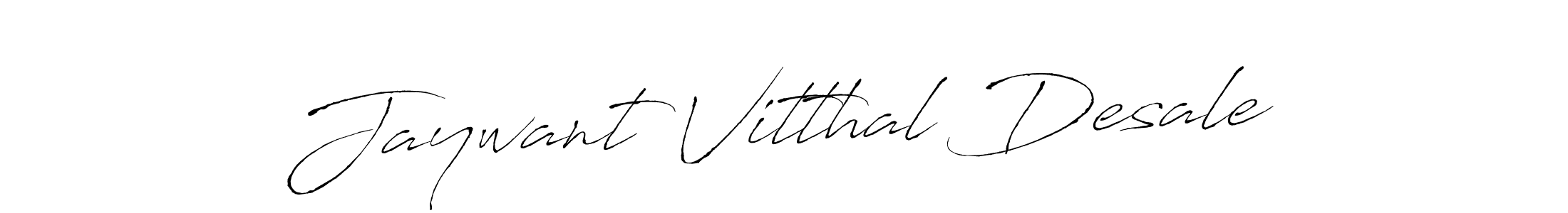 The best way (Antro_Vectra) to make a short signature is to pick only two or three words in your name. The name Jaywant Vitthal Desale include a total of six letters. For converting this name. Jaywant Vitthal Desale signature style 6 images and pictures png