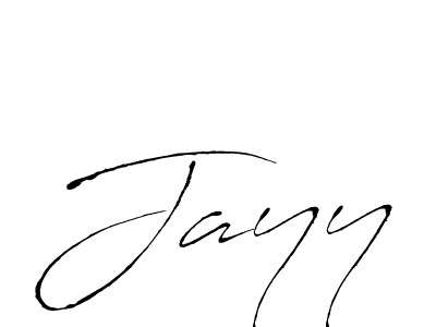 Make a beautiful signature design for name Jayy. With this signature (Antro_Vectra) style, you can create a handwritten signature for free. Jayy signature style 6 images and pictures png