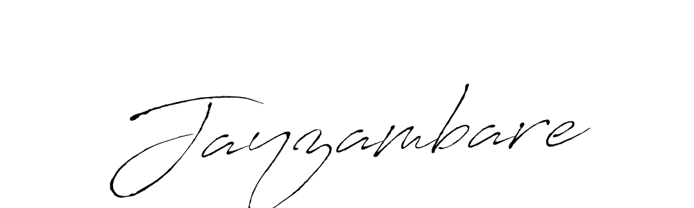 Design your own signature with our free online signature maker. With this signature software, you can create a handwritten (Antro_Vectra) signature for name Jayzambare. Jayzambare signature style 6 images and pictures png