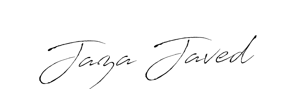 Design your own signature with our free online signature maker. With this signature software, you can create a handwritten (Antro_Vectra) signature for name Jaza Javed. Jaza Javed signature style 6 images and pictures png