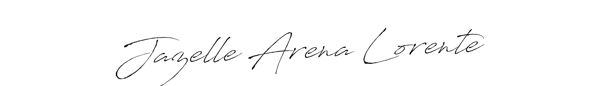 Make a beautiful signature design for name Jazelle Arena Lorente. Use this online signature maker to create a handwritten signature for free. Jazelle Arena Lorente signature style 6 images and pictures png