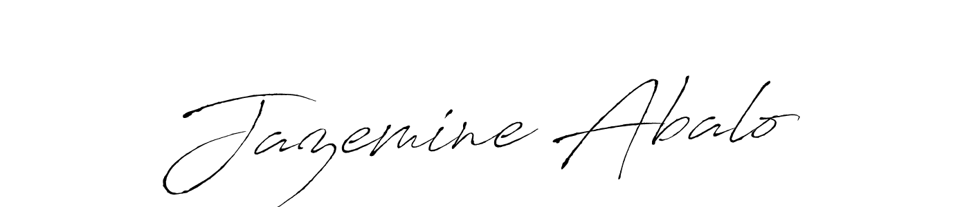 You should practise on your own different ways (Antro_Vectra) to write your name (Jazemine Abalo) in signature. don't let someone else do it for you. Jazemine Abalo signature style 6 images and pictures png