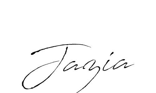 Create a beautiful signature design for name Jazia. With this signature (Antro_Vectra) fonts, you can make a handwritten signature for free. Jazia signature style 6 images and pictures png