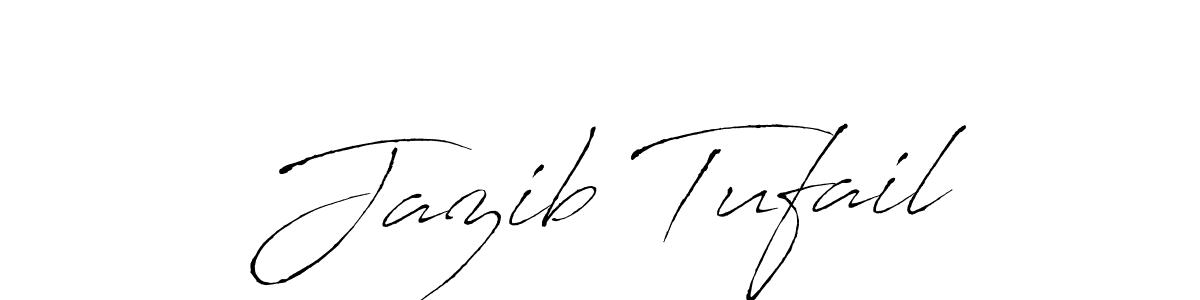 Also You can easily find your signature by using the search form. We will create Jazib Tufail name handwritten signature images for you free of cost using Antro_Vectra sign style. Jazib Tufail signature style 6 images and pictures png