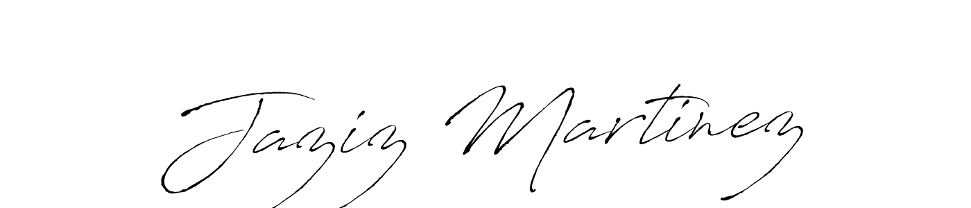 You should practise on your own different ways (Antro_Vectra) to write your name (Jaziz Martinez) in signature. don't let someone else do it for you. Jaziz Martinez signature style 6 images and pictures png