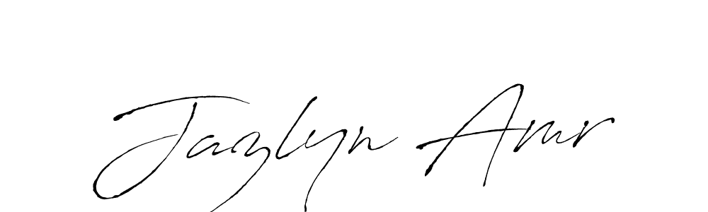 You can use this online signature creator to create a handwritten signature for the name Jazlyn Amr. This is the best online autograph maker. Jazlyn Amr signature style 6 images and pictures png