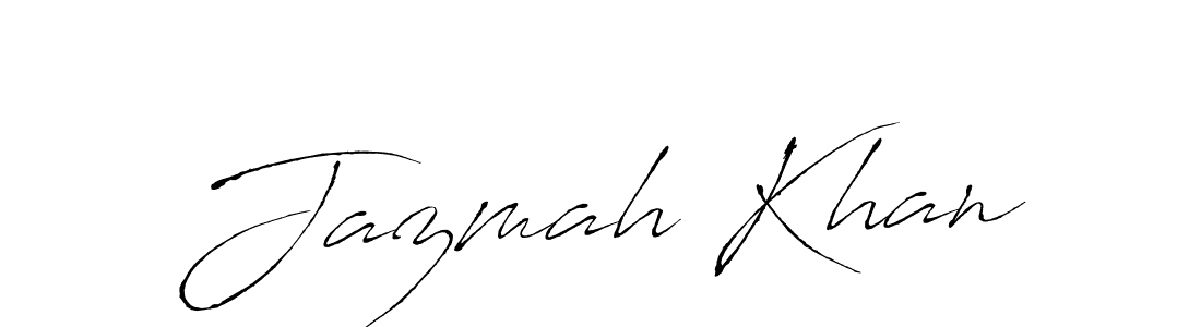 Also You can easily find your signature by using the search form. We will create Jazmah Khan name handwritten signature images for you free of cost using Antro_Vectra sign style. Jazmah Khan signature style 6 images and pictures png