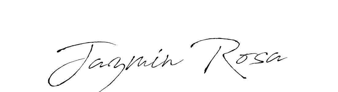 Make a beautiful signature design for name Jazmin Rosa. With this signature (Antro_Vectra) style, you can create a handwritten signature for free. Jazmin Rosa signature style 6 images and pictures png