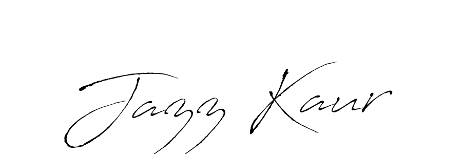 Design your own signature with our free online signature maker. With this signature software, you can create a handwritten (Antro_Vectra) signature for name Jazz Kaur. Jazz Kaur signature style 6 images and pictures png