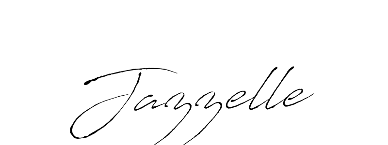 Use a signature maker to create a handwritten signature online. With this signature software, you can design (Antro_Vectra) your own signature for name Jazzelle. Jazzelle signature style 6 images and pictures png