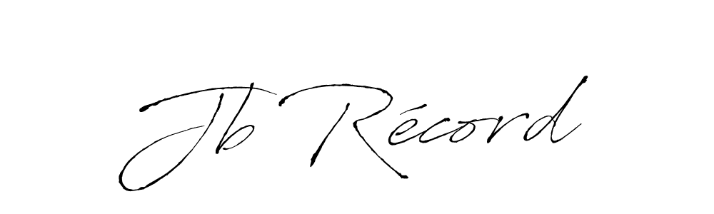 Also You can easily find your signature by using the search form. We will create Jb Récord name handwritten signature images for you free of cost using Antro_Vectra sign style. Jb Récord signature style 6 images and pictures png