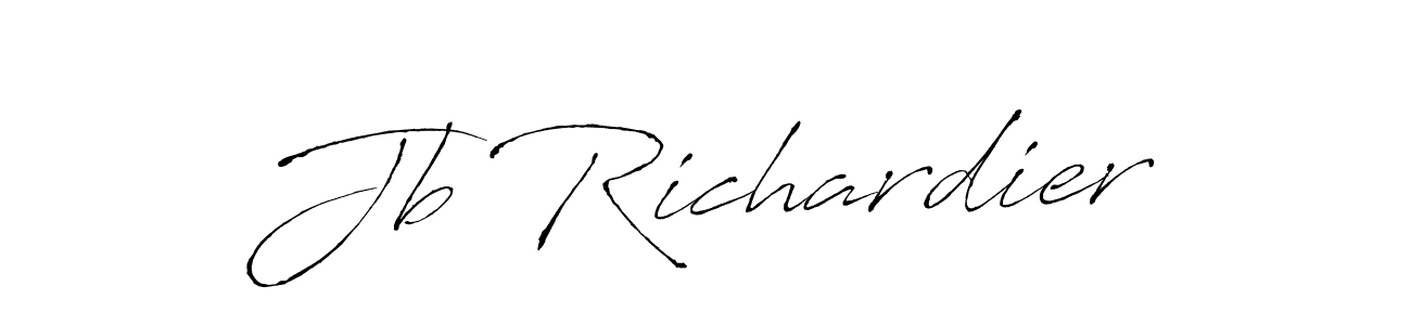 Once you've used our free online signature maker to create your best signature Antro_Vectra style, it's time to enjoy all of the benefits that Jb Richardier name signing documents. Jb Richardier signature style 6 images and pictures png