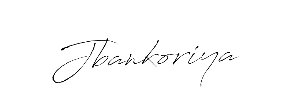 Use a signature maker to create a handwritten signature online. With this signature software, you can design (Antro_Vectra) your own signature for name Jbankoriya. Jbankoriya signature style 6 images and pictures png