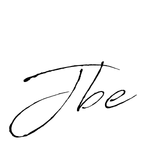 Design your own signature with our free online signature maker. With this signature software, you can create a handwritten (Antro_Vectra) signature for name Jbe. Jbe signature style 6 images and pictures png