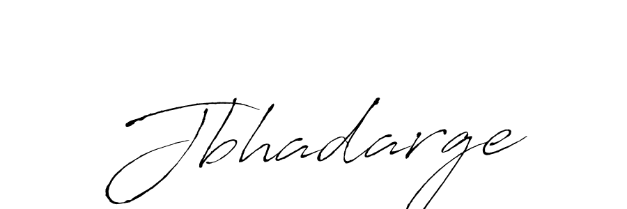 Create a beautiful signature design for name Jbhadarge. With this signature (Antro_Vectra) fonts, you can make a handwritten signature for free. Jbhadarge signature style 6 images and pictures png