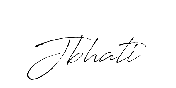 Create a beautiful signature design for name Jbhati. With this signature (Antro_Vectra) fonts, you can make a handwritten signature for free. Jbhati signature style 6 images and pictures png