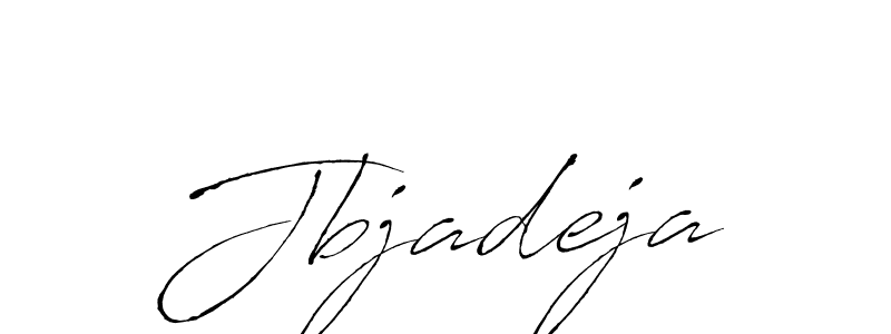 How to make Jbjadeja signature? Antro_Vectra is a professional autograph style. Create handwritten signature for Jbjadeja name. Jbjadeja signature style 6 images and pictures png