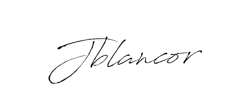 How to make Jblancor signature? Antro_Vectra is a professional autograph style. Create handwritten signature for Jblancor name. Jblancor signature style 6 images and pictures png