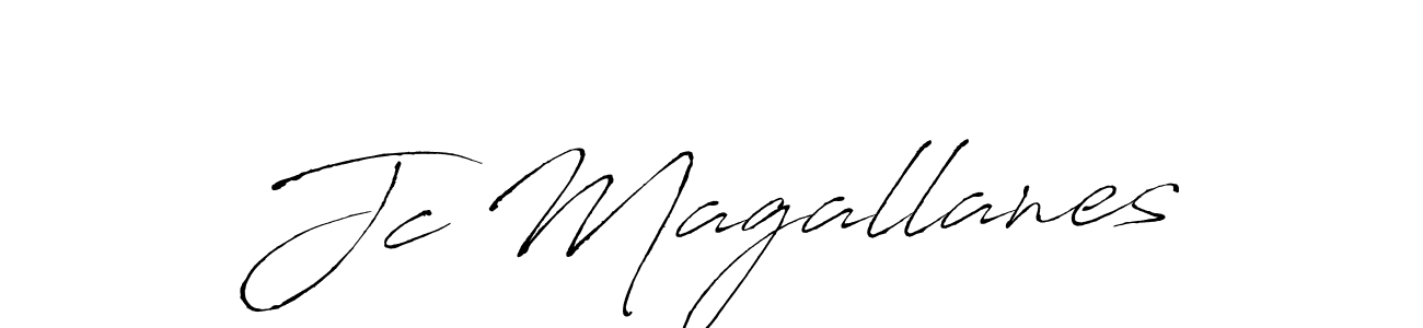 How to make Jc Magallanes signature? Antro_Vectra is a professional autograph style. Create handwritten signature for Jc Magallanes name. Jc Magallanes signature style 6 images and pictures png