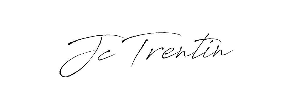 The best way (Antro_Vectra) to make a short signature is to pick only two or three words in your name. The name Jc Trentin include a total of six letters. For converting this name. Jc Trentin signature style 6 images and pictures png